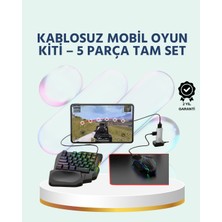 SARVONA Tak-Çalıştır Mobil Oyun Seti – X8 Pro Teknolojili Klavye Mouse Kombo