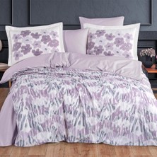 LTG Nova Tek Kişilik Poplin Nevresim Takımı Penny Lila