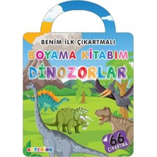 Lokiboo Benim Ilk Çıkartmalı Boyama Kitabım - Dinozorlar
