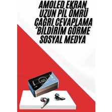 SARVONA Tws Bluetooth Kulaklık Aynalı Kulaklık Dijital Göstergeli Dokunmatik Kontrol