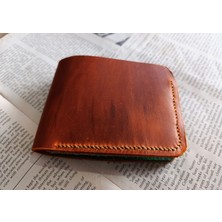 Mahfuz Gerçek Deri Tamamen El Emeği Cüzdan 22CM*8CM * 1 Kağıt Para Alanı 4 Kart Bölmesi NLU234