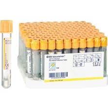 cgp medikal can güven park Vacutainer Sarı Kapak 5 ml 100 Adet