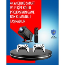 Dinç Store 44 1.5 kg Ağırlığında, 4500 Retro Oyunlu Multimedya Projektör Dinç Store