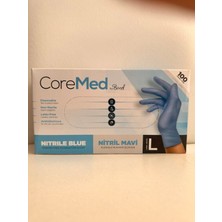 cgp medikal can güven park Mavi Nitril Eldiven L Beden Pudrasız 1 Kutu