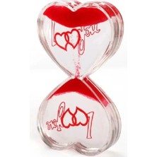 Karahanbey Kalp Şeklinde Jel Kum Saati