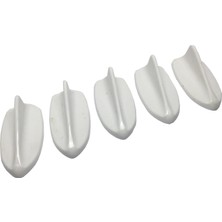 Otohousse Balık Sırtı Mini Süs Anten Beyaz 5'li