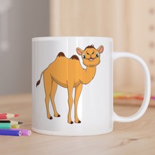 Asilmeydan Gülümseyen Deve Baskılı Hediyelik Kupa Bardak