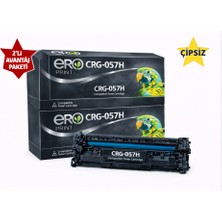 Ero Print Canon CRG057H Çipsiz Muadil Toner - 2'li Avantaj Paket