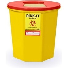 cgp medikal can güven park Tıbbi Atık Kutusu Kesici Deilici Atık 5 Litre 5 Adet