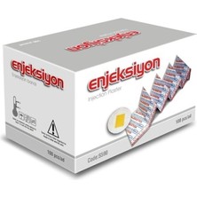 cgp medikal can güven park Nokta Enjeksiyon Bandı 10 Adet 100'LÜ Paket 2.2 cm (Yuvarlak Enjeksiyon - Iğne Flasteri)