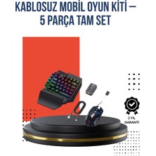 TeknoBaran Rgb Klavye + Mouse + Dönüştürücü Seti – Mobil Oyunlarda Üstün Kontrol