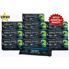 Ero Print CRG-057H / Canon LBP-237dw Çipsiz Muadil Toner - 10'lu Avantaj Paket