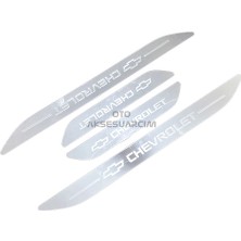 Otohousse Chevrolet Pleksi Nikelaj Oto Araba Kapı Eşiği Çıta 4'lü