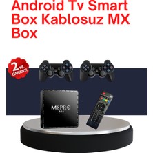 Marsilyan Retro Oyun Konsollu Akıllı Android Tv Kutusu