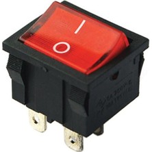 Pazarcan Orta Boy Işıklı Anahtar On-Off 4 Pin (IC-126)