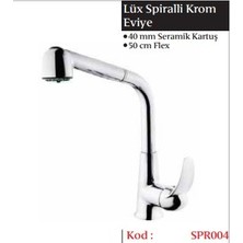 Gms Lüx Spiralli Krom Eviye Bataryası SPR004