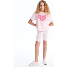 Lc Waikiki Yeni Sezon Beli Lastikli Kız Çocuk Kısa Tayt