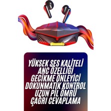 Dinç Store 44 Bluetooth Kulaklık Hd Ses Kaliteli Işıklı Metal Kasa Ios Android Uyumlu Mikrofonlu Dinç Store