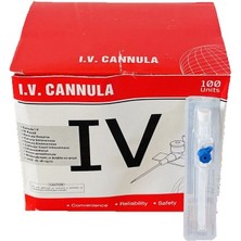 cgp medikal can güven park -Med Iv Flon Intraket Branül 22G/25MM Mavi 100 Adet