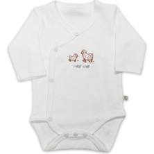 Bistyle Curly Lamb Uzun Kol Kravuze Body 17111 Bej Mavi Ekru