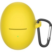 Guleron Huawei Freebuds 5 Uyumlu Mat Silikon Kılıf  + Kancalı