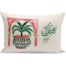 Bertille Home Ramazan Serisi Çift Tarafı Dijital Baskılı Kırlent Kılıfı (Ramadan Cushion Cover)