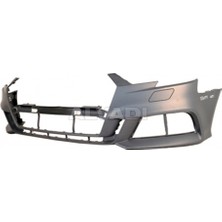 TŞT Audi A3 Ön Tampon Far Yıkama Delikli Slıne Astarlı 2016- (Oem No:  8V0807065ACGRU)