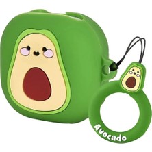 Guleron Samsung Galaxy Buds Live - Buds Fe Uyumlu Figürlü Silikon Kılıf