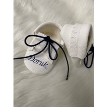 Betülün Diktikleri Bebek Makosen Isimli Suni Deri Lastikli Esnek Tabanlı Şık Tasarım