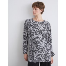 Lc Waikiki Yeni Sezon Bisiklet Yaka Desenli Bluz