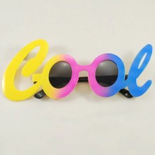 Lokiboo Cool Yazılı Rengarenk Parti Gözlüğü 21X8 cm - Lisinya