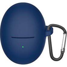 Guleron Huawei Freebuds 5 Uyumlu Mat Silikon Kılıf  + Kancalı