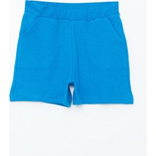 Lc Waikiki Yeni Sezon Beli Lastikli Dokulu Kız Çocuk Şort