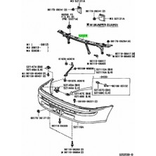 TŞT Toyota Corolla Ön Tampon Demiri 1992-1997 (Oem No:  5202912010)