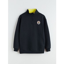 Lc Waikiki Yeni Sezon Dik Yaka Fenerbahçe Baskılı Erkek Çocuk Sweatshirt