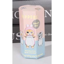 Edelfu Sonny Angel Hippers Mofusand 2 Kediler (Rastgele 1 Model Gönderilir) Kılıf Süsü Yapışkanlı Blind Box