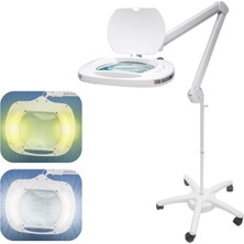 Loyka 6030 Sarı ve Beyaz Işıklı Geniş Mercekli Ayaklı Büyüteç