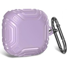 Guleron Samsung Galaxy Buds Core Uyumlu Darbe Emici Sert Silikon+ Askılık