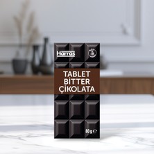 Harras Bitter Tablet Çikolata 80 G