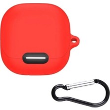 Guleron Soundcore Liberty 4 Nc Uyumlu Kılıf Mat Kancalı Silikon