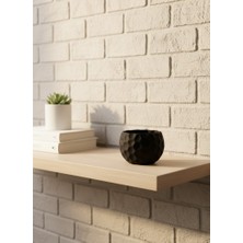 Dinç Store 44 Mini Siyah Dekoratif Saksı 5 cm Modern Masaüstü Bitki Saksısı Dinç Store
