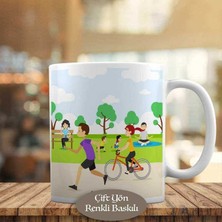 Asilmeydan Parkta Spor Yapan İnsanlar Kupa Bardak Hediyelik-23-2147864795