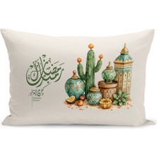 Bertille Home Ramazan Serisi Çift Tarafı Dijital Baskılı Kırlent Kılıfı (Ramadan Cushion Cover)