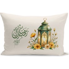 Bertille Home Ramazan Serisi Çift Tarafı Dijital Baskılı Kırlent Kılıfı (Ramadan Cushion Cover)