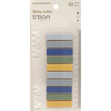 Sibga Tasarım Şeffaf Renkli Postit Post-It Post It. Kitap Ayracı Ayraç Plastik Postit Sticker Not Kağıdı