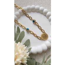 Stainless Steel Çelik Nazar Kolye