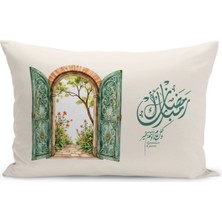 Bertille Home Ramazan Serisi Çift Tarafı Dijital Baskılı Kırlent Kılıfı (Ramadan Cushion Cover)