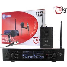 Olinea Tuig T-665 1 Yaka Kablosuz Uhf Telsiz Mikrofon