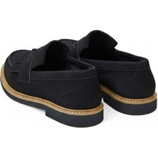Emienza Lustro Süet Bant Detaylı Bayan Loafer
