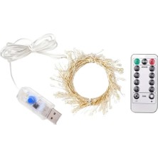 ForWhat Büro Ev Ofis Dekoru Için USB 6mt 8mod 200LED Günışığı Kumandalı Şerit Lamba